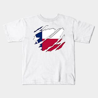 Tear Away Texas Flag Kids T-Shirt